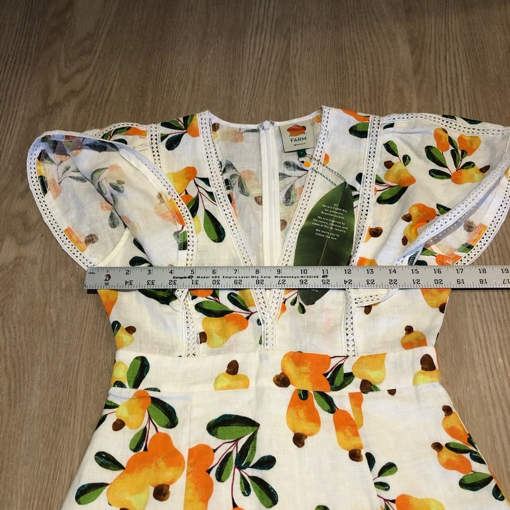 RARE FARM Rio Linen Cashew Dress - Picture 10 of 14